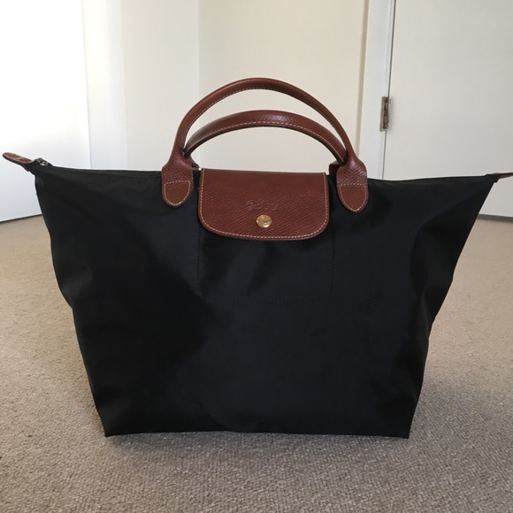 Longchamp Handbags - Longchamp Pliage Black Travel Bag